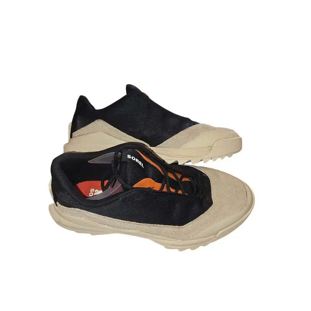 Sorel Kinetic Impact Sneakers‎ Women's Size 9 Black Beige Gorpcore Trail Shoes